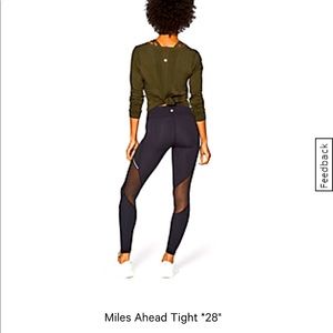 Size 8 Lululemon “Miles Ahead” Leggings